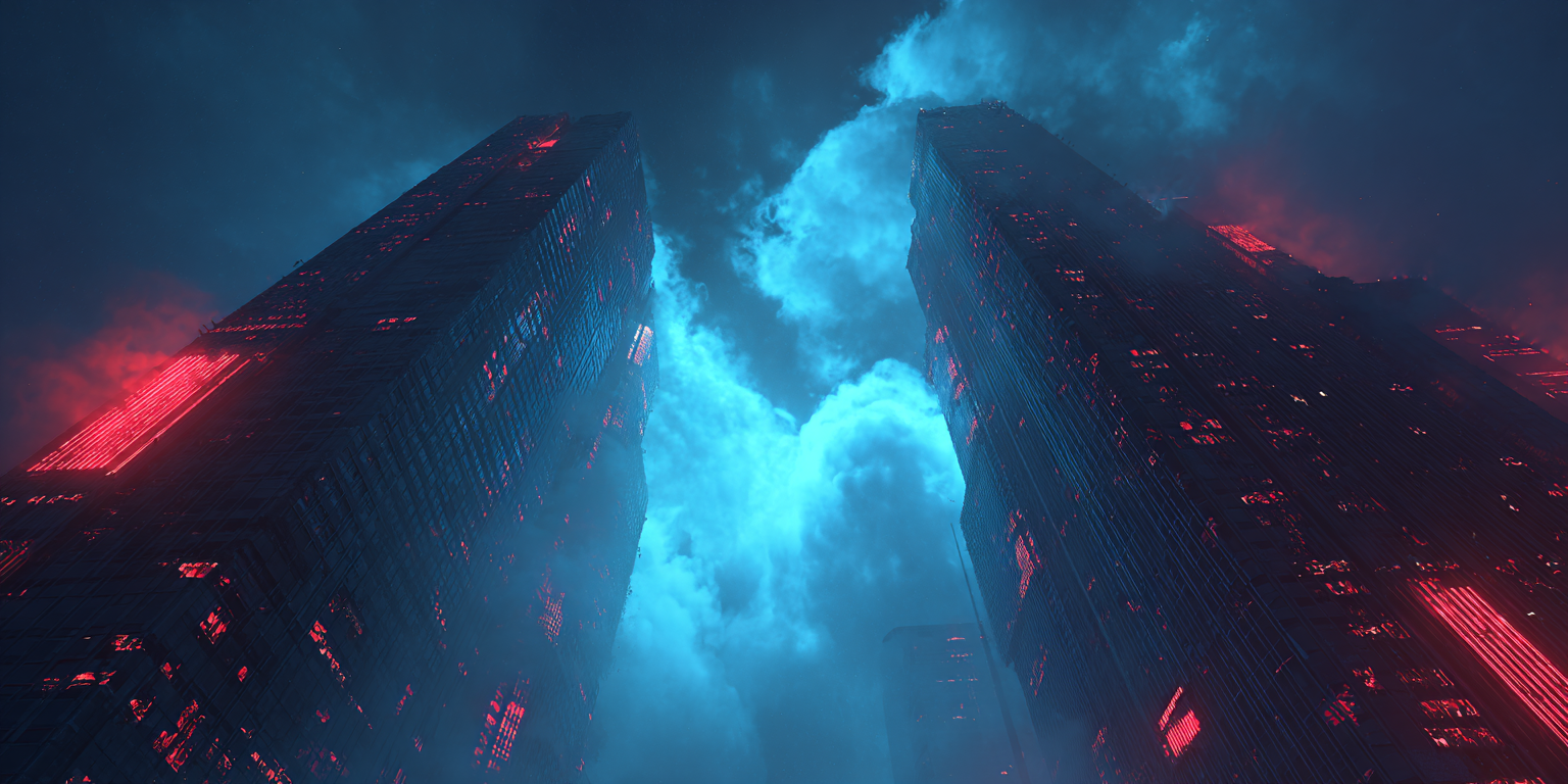 symmetrical_cyberpunk_cityscape